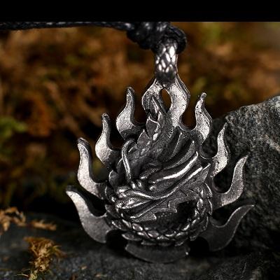 Амулет-брелок, тотем "Огненный дракон" №43, металлический 4735049