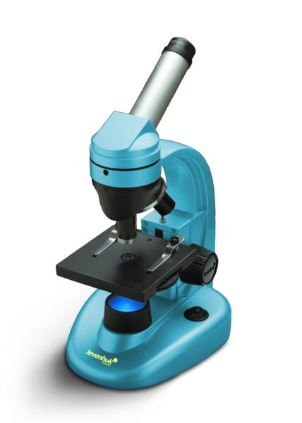(RU) Микроскоп Levenhuk Rainbow 50L NG Azure\Лазурь 1280х