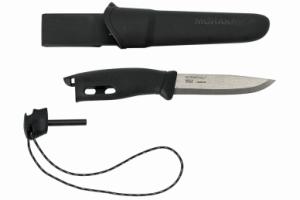 Нож Morakniv Spark Black, нержавеющая сталь, цвет черный