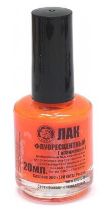 Краска-лак оранжевый Три Кита флюо