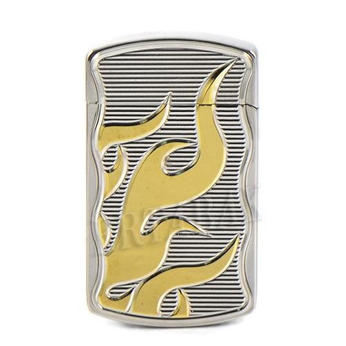 Зажигалка Tiger - LC 712 J (серебро - жёлтое пламя)
