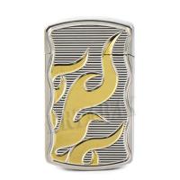 Зажигалка Tiger - LC 712 J (серебро - жёлтое пламя)