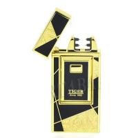 Электроимпульсная Зажигалка Tiger LC 915 - Gold