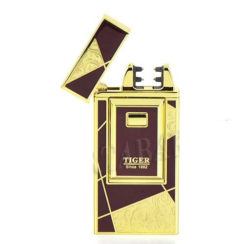 Электроимпульсная Зажигалка Tiger LC 915 - Gold-Red