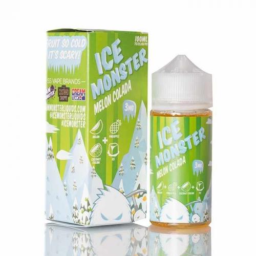 Жидкость Ice Monster - Melon Colada 100 мл 3 мг (Дыня, ананас, кокосовое молоко, ментол)