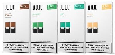 Картридж Juul Labs x4 JUUL 59 мг, 0,7 мл (Cucumber)