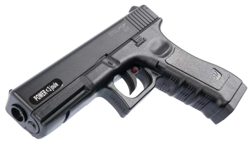 Пневматический пистолет Stalker S17 (Glock 17) 4,5 мм (пластик, черный)