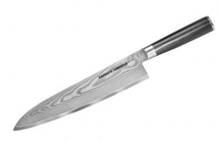 SD-0087/K Нож кухонный "Samura DAMASCUS" Гранд Шеф 240 мм, G-10, дамаск 67 слоев