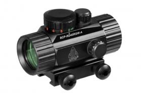 Оптика. прицел коллиматорный закрытого типа LEAPERS на Weaver, подсветка зелёная/красная ПК1x30 LP