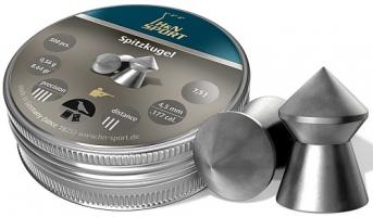 Пневматика Пули калибр 4,5 500 шт. HN Spitzkugel(500)