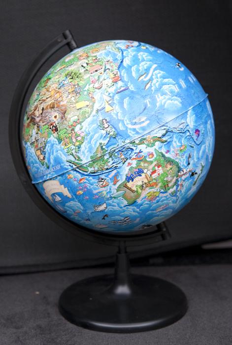 Глобус Земли для детей диаметр 210 мм