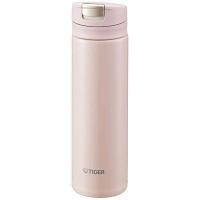 Термокружка Tiger MMX-A030 Powder Pink 0,3 л (цвет пудрово-розовый, откидная крышка на кнопке, нержавеющая сталь)