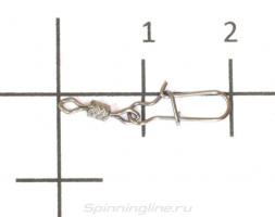 Вертлюг Strike Pro цилиндр с накаткой и застежкой Duo-lock №10x00 Bz (10шт.)
