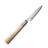 Нож кухонный Овощной SUNСRAFT (SenzoTwisted) 80мм, TO-01