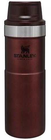Термокружка STANLEY Classic Trigger Action 0,47L One hand 2.0 (10-06439-120) Бордовая