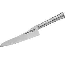 SBA-0056/K Нож кухонный "Samura Bamboo" для заморож. продуктов 188 мм, AUS-8