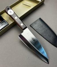 P-120D KIKUSUI Нож Дэба 120 мм, Спец.Молибден-Ванадиевая нерж. сталь, рук. стабил. древес.