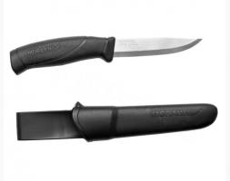Нож Morakniv Companion Black, нержавеющая сталь, цвет черный,
