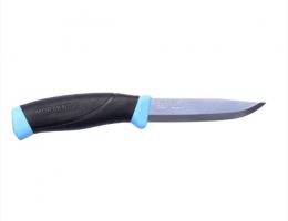 Нож Morakniv Companion Blue, нержавеющая сталь, цвет голубой, 12159