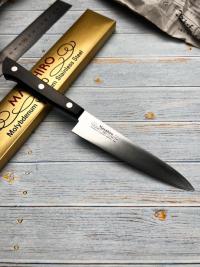 14004 MASAHIRO Нож кухонный универсальный 150мм, MBS-26-молибден-ванадиевая ст.рук. Pakkawood