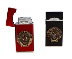 Зажигалка пьезо серп и молот микс 37см металл