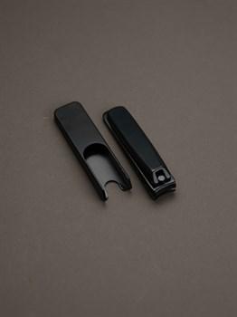 KD-026 Kanetsune Клиппер для ногтей с контейнером Black nailclippers средний