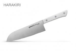 SHR-0095W/K Нож кухонный "Samura HARAKIRI" Сантоку 175 мм, коррозионно-стойкая сталь, ABS пластик