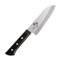 AE-2901 SEKI MAGOROKU Moegi Нож кухонный mini Сантоку 165-275мм, 145г, высокоуглеродистая сталь в об
