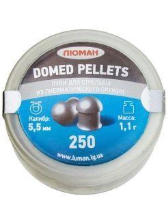 Пули пневматические Люман Domed Pellets 5,5 мм 1,1 грамма (250 шт.)