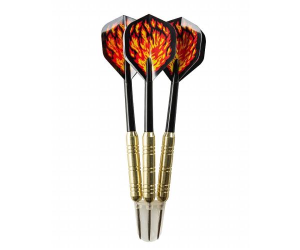 Дротики для дартса Stinger начальный уровень ( 3 штуки, 18гр, сталь, покрытие латунь, блистер)