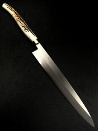 G3-SEDYA240 Takeshi Saji  yanagiba / нож поварской янагиба  240 мм, сталь Gingami №3, рук. рог оленя