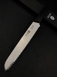 SC-1102 SHIZU TAKUMI S.CONRAN Нож кухон. для хлеба 225-370, ст. VG-10 Damascus рук. Black Pakka Wood
