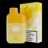 Электронная система доставки никотина одноразового использования BRUSKO LONGPARTY 9000 с ароматом Лимонных конфет, кислы