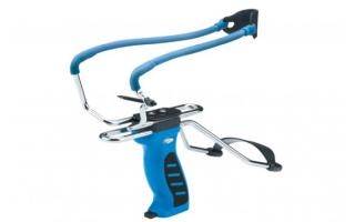 Рогатка Man Kung - SL06, голубая, с упором MK-SL06BL