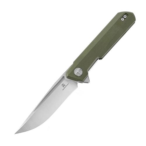 CJ1903-BKF Taiga - нож складной, рукоять черн. G10, клинок AR-RPM9