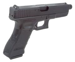Страйкбольный пистолет KJW KP-18 Glock G18 TBC Gas Black, удлин. ствол