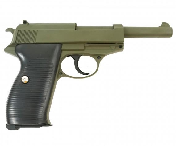 Страйкбольный пистолет Galaxy G.21D (Walther P38) песочный