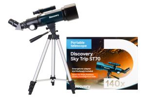 (RU) Телескоп Levenhuk Discovery Sky Trip ST70 с книгой