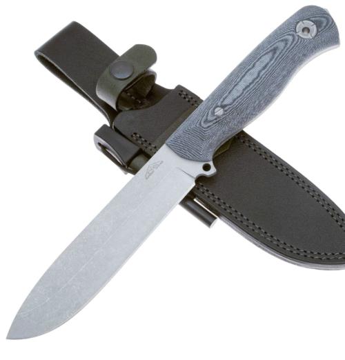 Нож NC Custom Ranger (AUS-10 stonewash, Micarta)