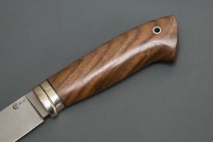 Нож Ястреб, ст.VG-10, лит. мельх., орех(кап)