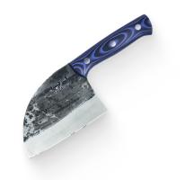 SMB-0041/K Топорик кухонный малый "Samura MAD BULL" 145 мм, G-10 сине-чёрный