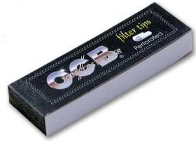 Бумажные фильтры для самокруток OCB Filter Tips Perforated (черные) - (50 шт.)