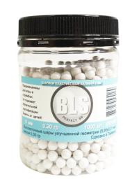 Шары для страйкбола BLS 0,30 г, 1000 штук (белые) банка