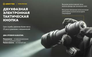 Фонарь Armytek Viking Pro Max Magnet USB Белый