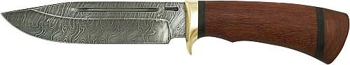 КЛАССИКА-1 (3466)д Ножи. Россия нескладной дамаск дерево латунь Элита