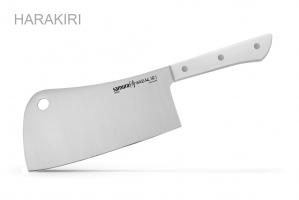 SHR-0040W/K Топорик кухонный "Samura HARAKIRI" 180 мм, коррозионно-стойкая сталь, ABS пластик