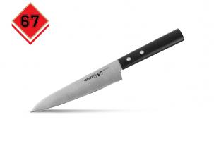SS67-0023 Нож кухонный "Samura 67" универсальный 150 мм, AUS-8, ABS пластик