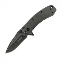 K1555BW Cryo Hinderer SS, нож складной, блэквош покрытие. Сталь 8Cr13MoV, общая днина 16,6 см. длина клинка 7 см.