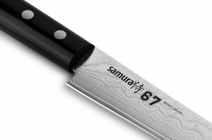 SD67-0045/17 Нож кухонный "Samura 67" для нарезки  195 мм, дамаск 67 слоев, ABS пластик