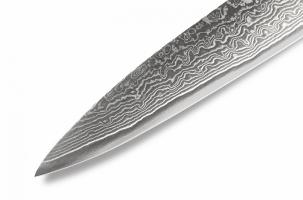 SD67-0045/17 Нож кухонный "Samura 67" для нарезки  195 мм, дамаск 67 слоев, ABS пластик